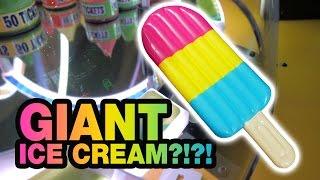 Can we win the giant ice cream at Nickel City arcade?