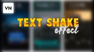 Shake Text Effect In VN  (2021)