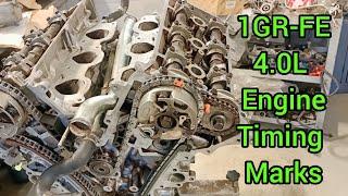 How To Set Up 1GR 4.0L Engine Timing Marks Of Toyota Tundra