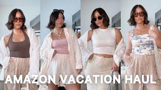 AMAZON VACATION STYLE HAUL: summer and vacation outfit inspo