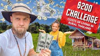 Cost Of Living In Rural Thailand 2022 - The $200 Challenge 