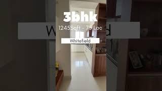 Spacious 3bhk Flats in Whitefield near ITPL | Flats under 75 lakhs in Bangalore | +919019849801