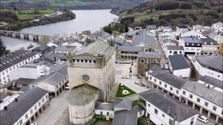 Portomarín, Lugo con Dron.