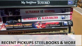 Recent pickups steelbooks and Ultraman