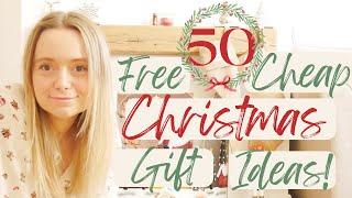 50 FREE & CHEAP Christmas Gift Ideas! |FRUGAL LIVING| Inflation Busting Money saving hacks! 2022