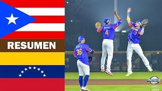 Puerto Rico vs Venezuela Resumen | WBSC Premier 12 2024 Presented by RAXUS