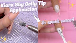 DIY Gelly Tip Application (3+ week wear!) Using Kiara Sky Nails Gelly Tips 🩷