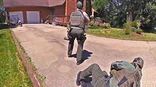 Bodycam Footage of a Shootout That injured 3 SWAT Team Members in Ogle County, Illinois