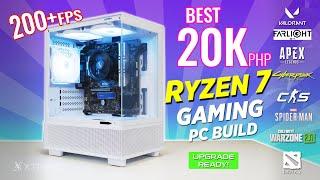 VLOG: BEST ₱20K BUDGET RYZEN 7 Gaming PC Build 2024 I Tested in 9 Games