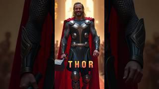 Thor's Cinematic Transformation: From Casual to Asgardian Power. #ai #aiartistry #fusion #hybrid