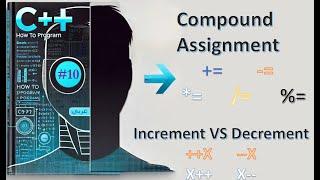 New C++ 14: 10- Compound assignment + increment + decrement - شرح عربي