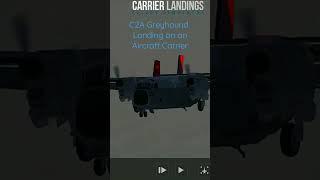 Check today's upload to watch the big C2A Greyhound landing on a moving aircraft carrier.