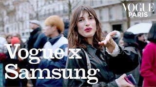 A day at Paris Fashion Week with Jeanne Damas I Vogue Paris X Samsung