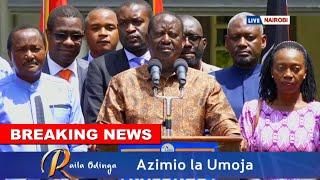 BREAKING NEWS: Azimio urgent address to the Nation amid Gachagua's impeachment!