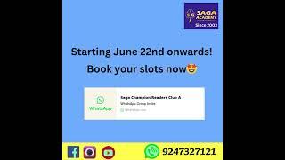 saga Academy Book Readers Club