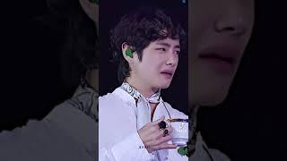 When Taehyung did not like the taste of the coffee lol cute reaction
