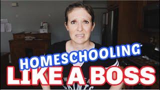 HOW TO HOMESCHOOL LIKE A BOSS | HOMESCHOOLING A LARGE FAMILY | RESOURCES