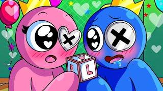 ХАГГИ ВАГГИ - СИНИЙ ВЛЮБИЛСЯ!  Poppy PlaytimeRainbow Friends - Анимации на русском