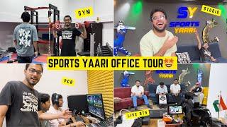SPORTS YAARI OFFICE TOUR | SPORTS YAARI BTS | @akashgoutamvlog73 #sports #sportsyaari  #vlog