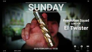 40만원?ㄷㄷ 구름여행 최고가 기기. Revolution Squad El Twister mechanical mod. 메커니컬 전자담배.