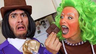 WILLY WONKA DISCOVERS CHOCOLATE!