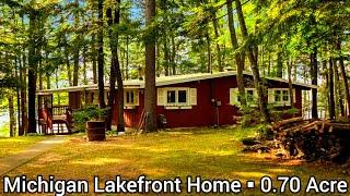 Michigan Lakefront Cabins For Sale | $289k | Michigan Waterfront Property For Sale | Tiny Cabins