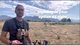 HOW TO SIGHT IN YOUR COMPOUND BOW | Option 6s edition