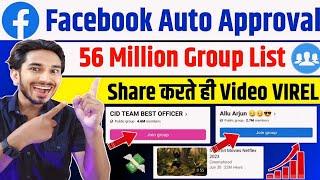 Viral 100% Facebook Auto Approval Group List  मन चाहे जितना शेयर करो || How To Find Fb Free Group