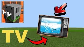 How To Make a WORKİNG TV in Craftsman Building Craft