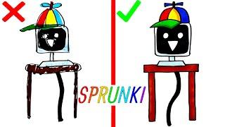 How to draw Sprunki Mr. Fun Computerdo vs don't / Incredibox Sprunki