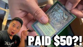 When THRIFTING for MTG CARDS pays off | REACTION