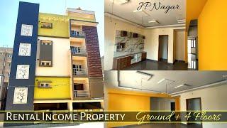 Rental Income Property | Ground + 4 Floors | 2bhk (4no), 1bhk (4no) For Sale In Bangalore | JP Nagar