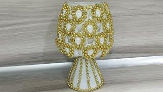 Красивая ваза своими руками из пластиковых ложек/Beautiful DIY vase plastic spoons