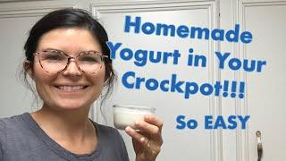 Homemade Yogurt! Make Your Own Yogurt in the Crockpot, Save MONEY! | Baker Hill Farm