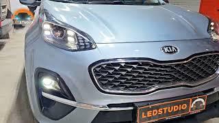 Kia Sportage 2023 модернизация света фар.