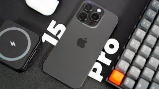 iPhone 15 Pro - Black Titanium: Unboxing + First Impressions