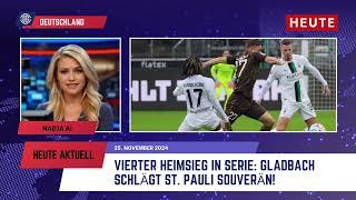 Mönchengladbach – St. Pauli (2:0): Vierter Heimsieg in Serie!