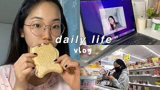 vida na coreia | vlog: unboxing macbook, cinema da kr, daiso, skin care