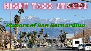 Night Taco Stands In San Bernardino