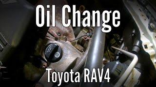 How to change oil in 2005 Toyota Rav4