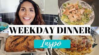 WEEKDAY DINNER INSPO | 3 EASY DINNER IDEAS + BAKING BANANA BREAD| Bhavi Byrne