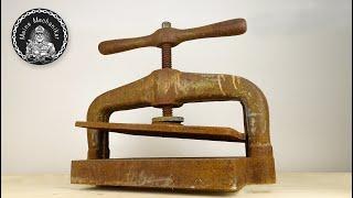 Antique Deadlocked Book Press Restoration - Restoration Videos