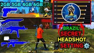 Free Fire Headshot setting 2024  Best Sensitivity Settings ️| Sensitivity + Hud Settings Free Fire