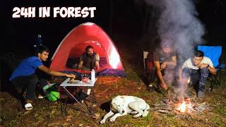 24hr In Deep Forest Camping | കൊടും കാട്ടിൽ ക്യാമ്പിങ്ങിന് പോയപ്പോൾ | M4 Tech |