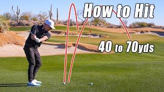 How to hit the 40 to 70 Yard Golf Shot