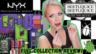 NEW BEETLEJUICE x NYX MAKEUP Collection Review | Steff's Beauty Stash