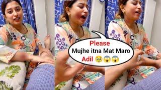 Somi Khan Giving Foot Massage for to Husband Adil Khan Durrani 