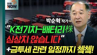 박순혁 작가 "K전기차-배터리株 심상치 않습니다"+금투세 폐지 촉구 집회 일정까지 영상으로 확인하세요 [오만한 인터뷰] | Market Now (20240919)