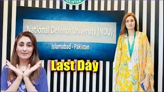 Last Day At National Media Workshop National Defense University Islamabad | Zunaira Mahum Vlogs