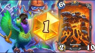 HEARTHSTONE IS ON FIRE...  Rank 19 LEGEND Incindius Shaman is AN ERUPTION of FUN!!! 